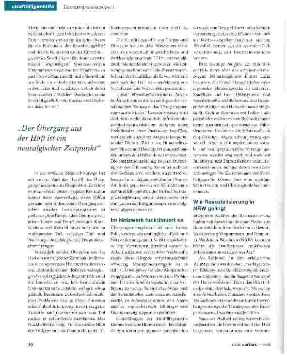 Vorschauseite 2: Strafe abgesessen - und wie geht s weiter?