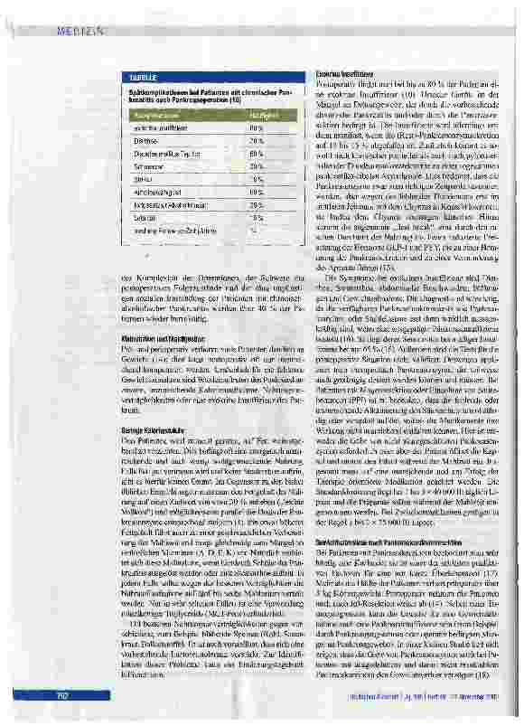 Vorschauseite 4: Der pankreasoperierte Patient