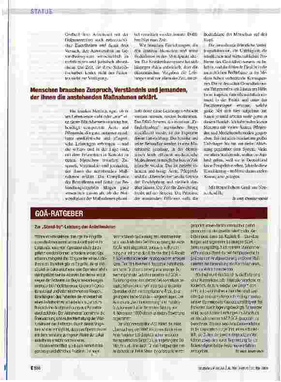 Vorschauseite 2: Sehr geehrte Frau Ministerin, ich gehe als Arzt nach Neuseeland.