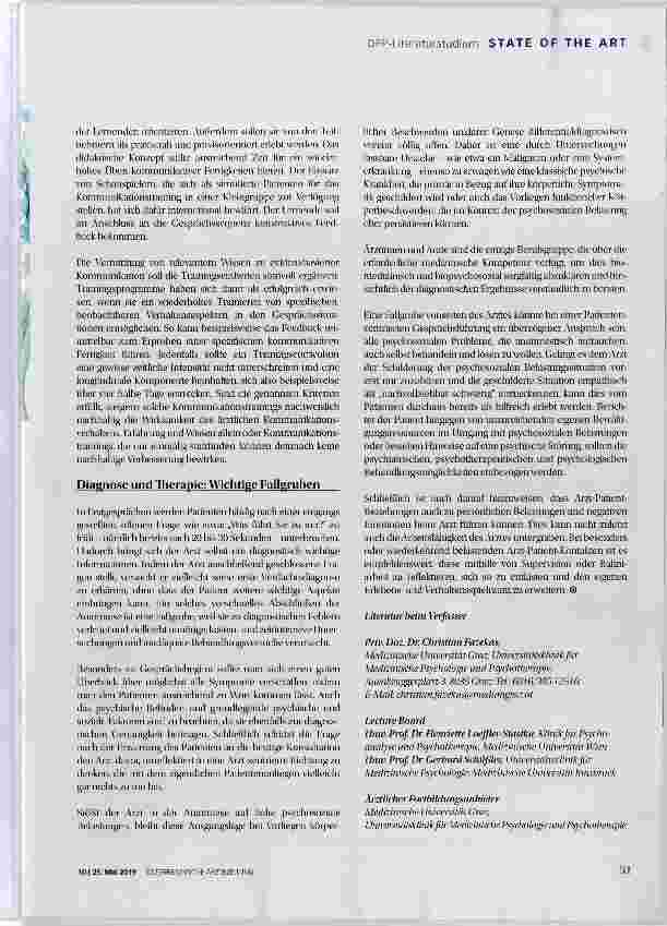 Vorschauseite 6: Gesprächsführung in der Medizin