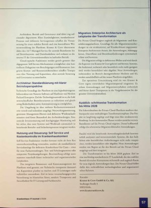 Vorschauseite 2: Kramer & Crew realisiert Private-Cloud-Plattform für Universitätsmedizin Frankfurt
