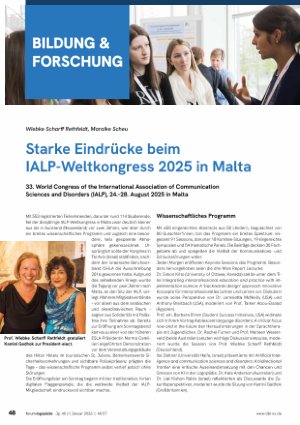 Vorschauseite 1: Starke Eindrücke beim lALP-Weltkongress 2025 in Malta