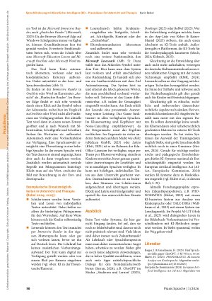Vorschauseite 5: Sprachförderung mit Künstlicher Intelligenz (KI) – Praxisideen für Unterricht und Therapie
