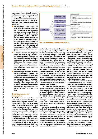 Vorschauseite 3: Einsatz des CELF-5 Screening Tests und CELF-5 im sprachheilpädagogischen Kontext