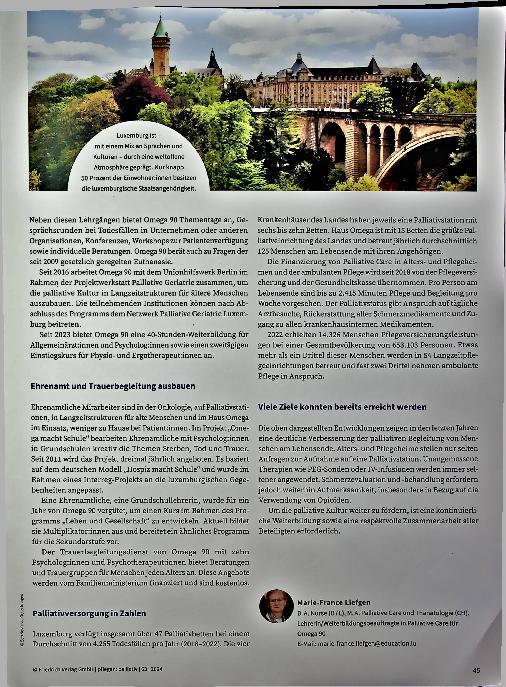 Vorschauseite 2: Palliative Care in Luxemburg: Maßnahmen zur Etablierung einer palliativen Kultur