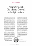 Vorschauseite 1: Kleingehackt: Die vierte Gewalt schlägt zurück