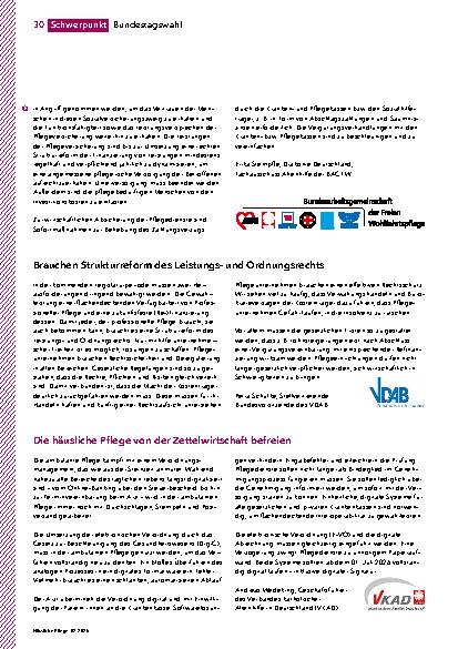 Vorschauseite 3: Was die Politik leisten muss