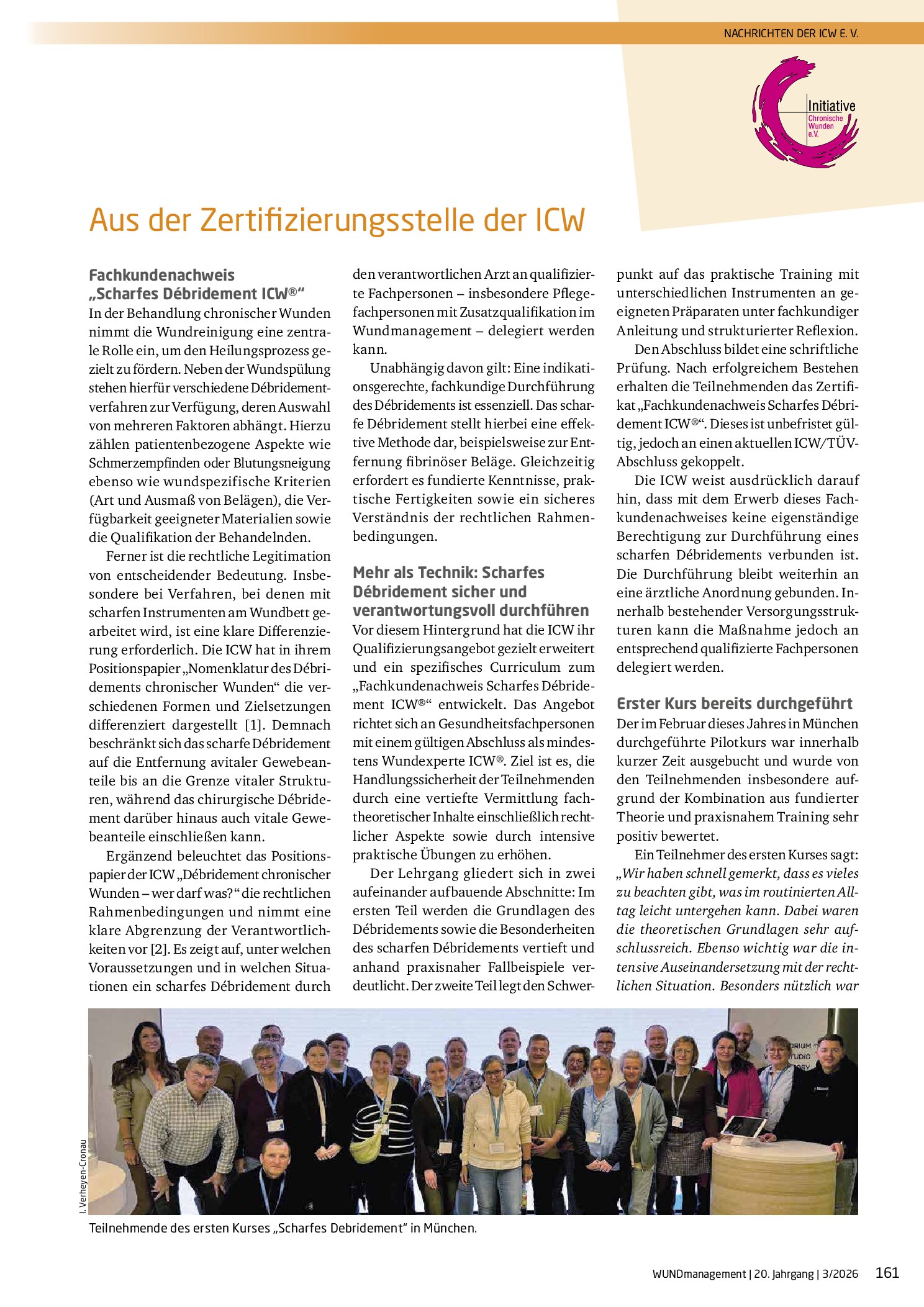 Vorschauseite 1: Nachrichten der ICW e. V.