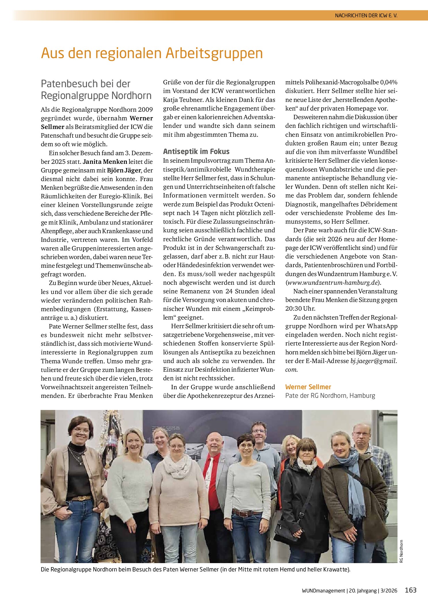 Vorschauseite 3: Nachrichten der ICW e. V.