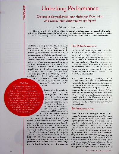 Vorschauseite 1: Unlocking Performance: Optimale Beweglichkeit der Hüfte für Prävention und Leistungssteigerung im Spielsport
