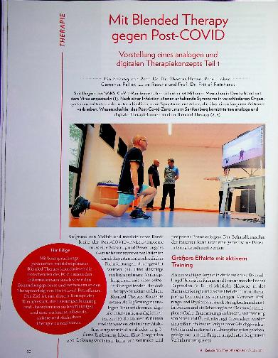 Vorschauseite 1: Mit Blended Therapy gegen Post-COVID: Vorstellung eines analogen und digitalen Therapiekonzepts - Teil 1
