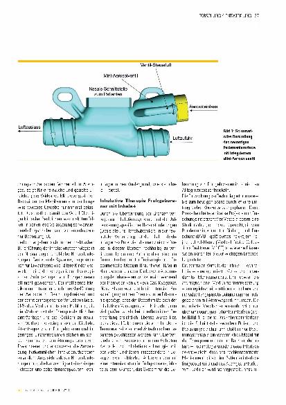 Vorschauseite 2: Neue Generation der inhalativen Therapie Frühgeborener