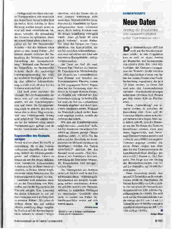 Vorschauseite 2: Kein altersbedingter Verschleiß
