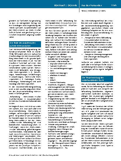 Vorschauseite 2: Grundlagen und Ausgestaltung der interdisziplinären Zusammenarbeit auf Intensivstationen