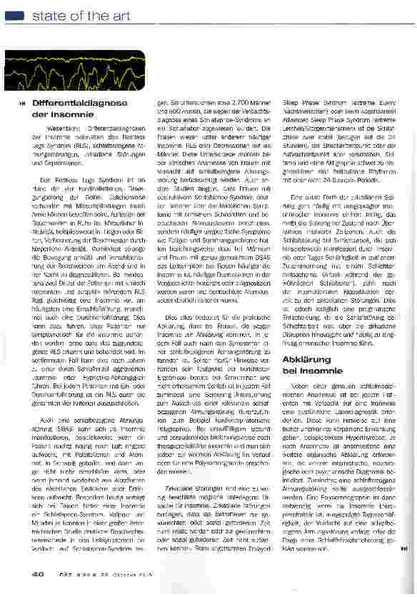 Vorschauseite 4: Insomnie
