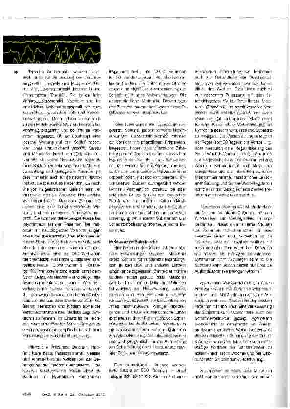 Vorschauseite 6: Insomnie