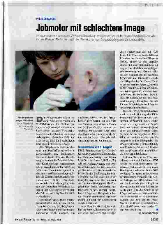 Vorschauseite 1: Jobmotor mit schlechtem Image