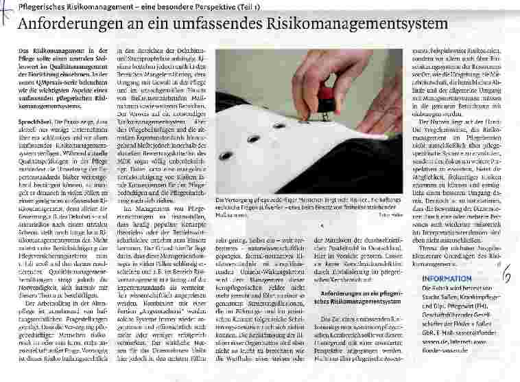 Vorschauseite 1: Anforderungen an ein umfassendes Risikomanagementsystem