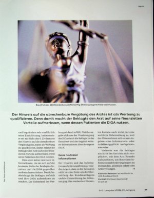 Vorschauseite 2: Ungewollte Werbung landet vor Gericht