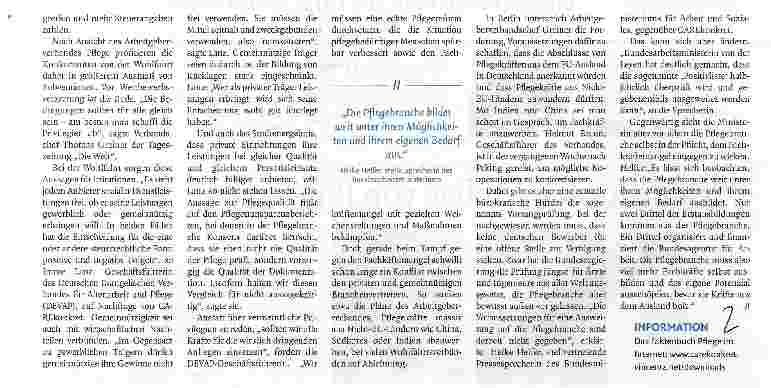 Vorschauseite 2: Private fordern Abbau von Privilegien