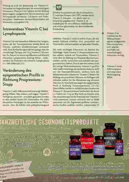 Vorschauseite 3: Vitamin C in der onkologischen Begleittherapie bei Brustkrebs