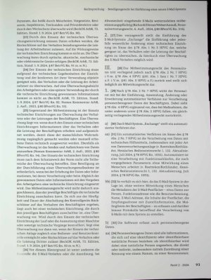 Vorschauseite 3: Beteiligungsrecht bei Einführung eines neuen E-Mail-Systems
