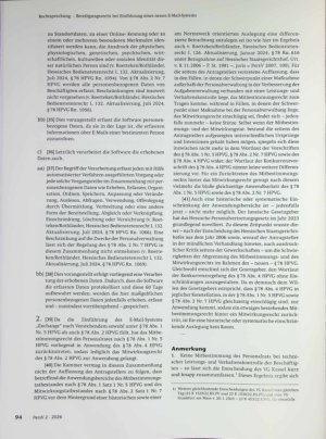 Vorschauseite 4: Beteiligungsrecht bei Einführung eines neuen E-Mail-Systems