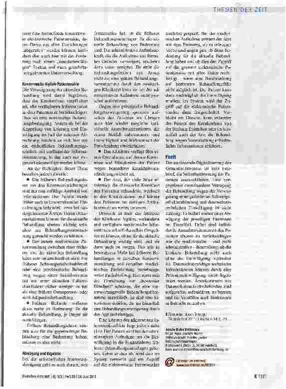 Vorschauseite 4: Selbstbestimmung hat Vorrang vor dem Effizienzinteresse