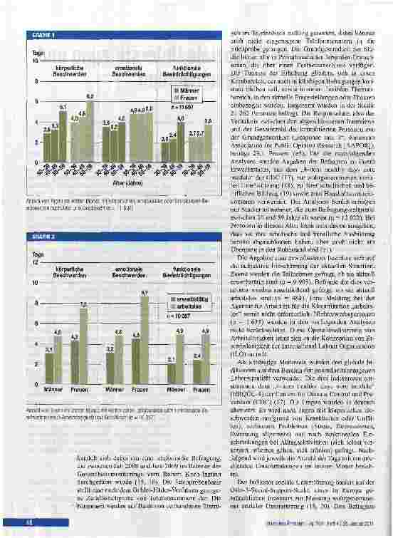 Vorschauseite 2: Arbeitslosigkeit, soziale Unterstützung und gesundheitliche BeschwerdenErgebnisse aus der GEDA-Studie 2009