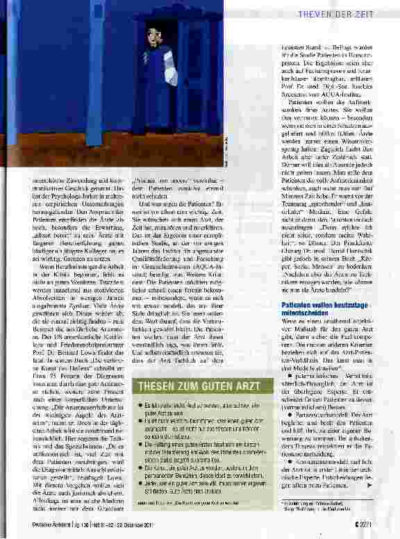 Vorschauseite 2: Was ist ein „guter Arzt?