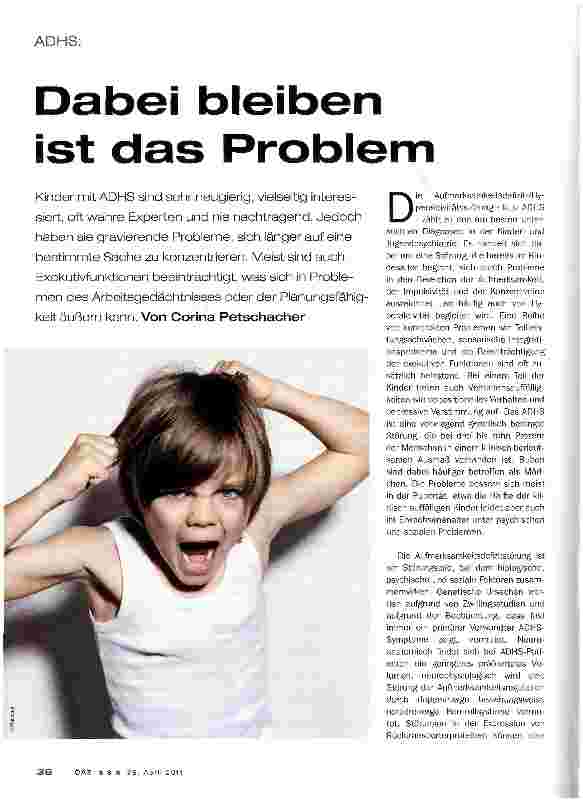 Vorschauseite 1: Dabei bleiben ist das Problem