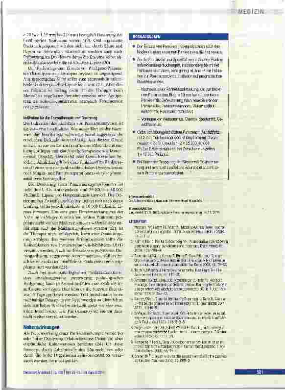 Vorschauseite 4: Therapie mit Pankreasenzymen