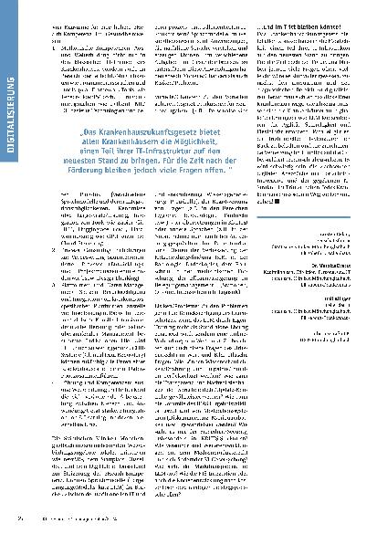 Vorschauseite 3: Aus dem Tritt… oder doch nicht? Wie Digitalisierung in den Kliniken gelingen kann