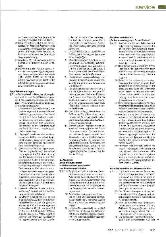 Vorschauseite 2: Qualitätssicherungs-Verordnung 2O12