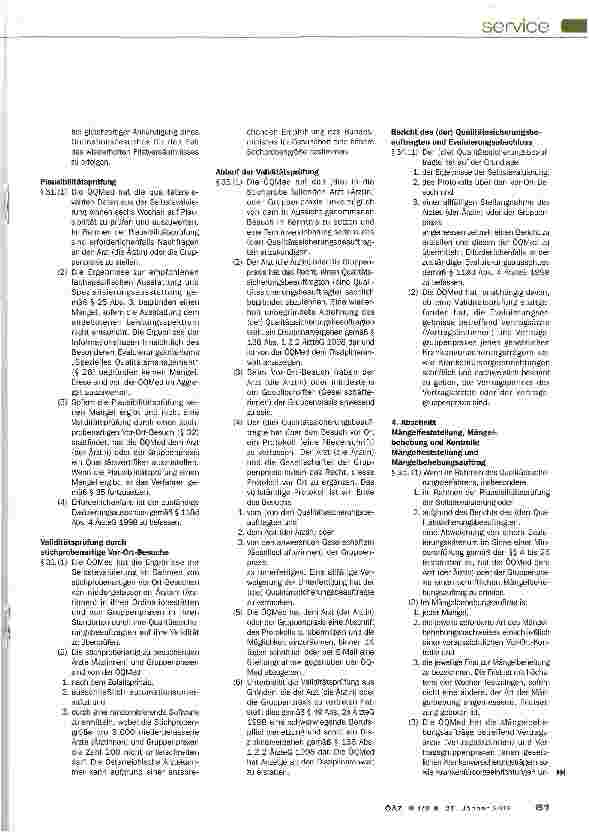Vorschauseite 6: Qualitätssicherungs-Verordnung 2O12