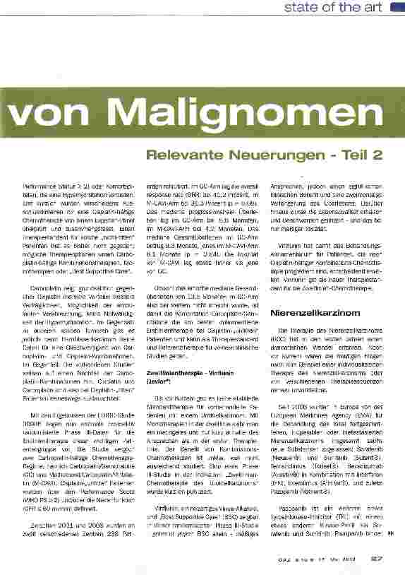Vorschauseite 2: Therapie von Malignomen