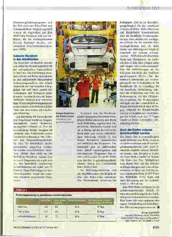 Vorschauseite 3: Reha als wichtiger Baustein