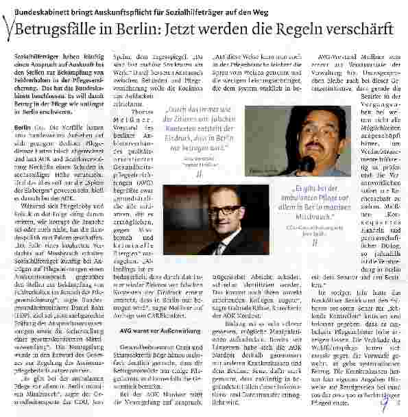 Vorschauseite 1: Betrugsfälle in Berlin: Jetzt werden die Regeln verschärft