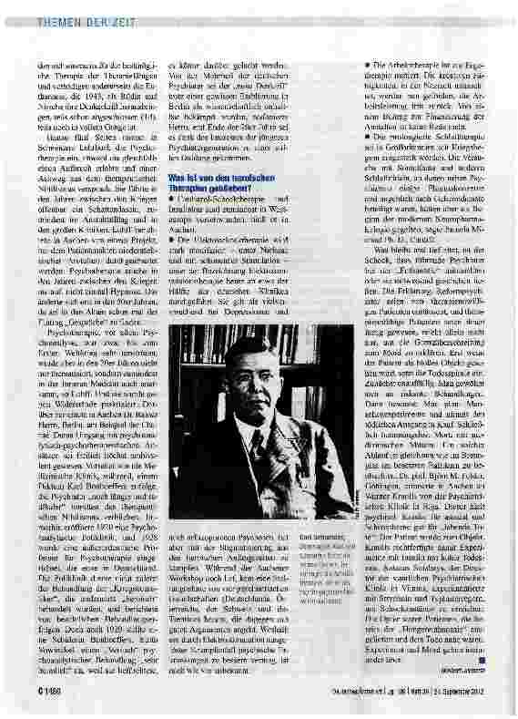 Vorschauseite 3: Heroische Therapien, ausgelieferte Patienten