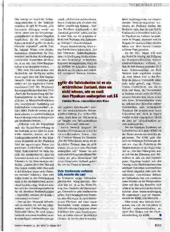 Vorschauseite 2: Garantien gibt es keine