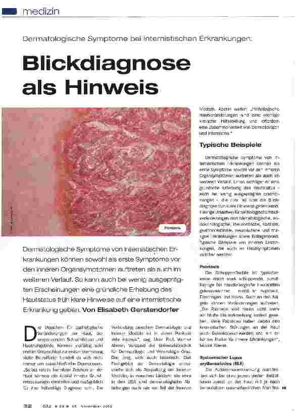 Vorschauseite 1: Blickdiagnose als Hinweis