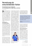 Vorschauseite 1: Vernetzung als entscheidender Faktor. Die Radiologie ist gut aufgestellt, um Versorgungslücken langfristig zu schließen.