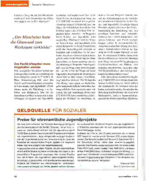 Vorschauseite 2: Wer wegschaut, macht sich strafbar