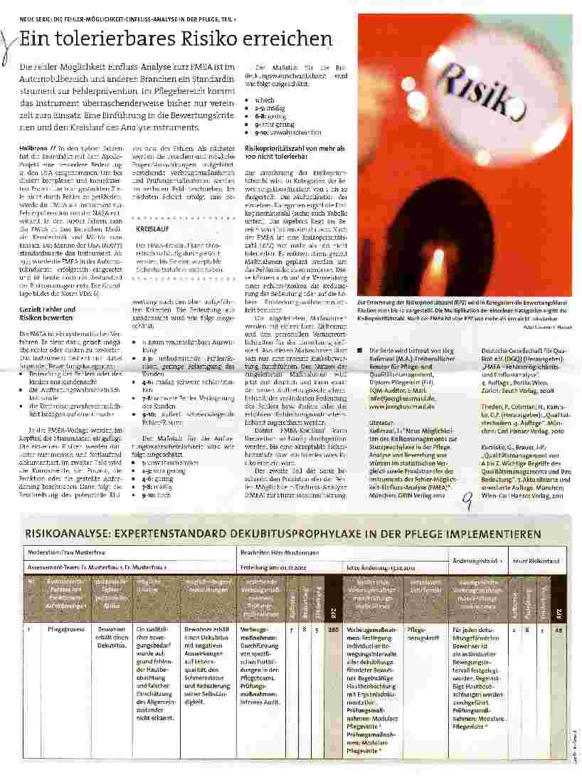 Vorschauseite 1: Ein tolerierbares Risiko erreichen