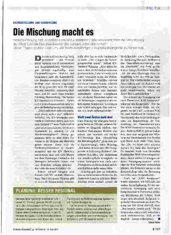 Vorschauseite 1: Die Mischung macht es