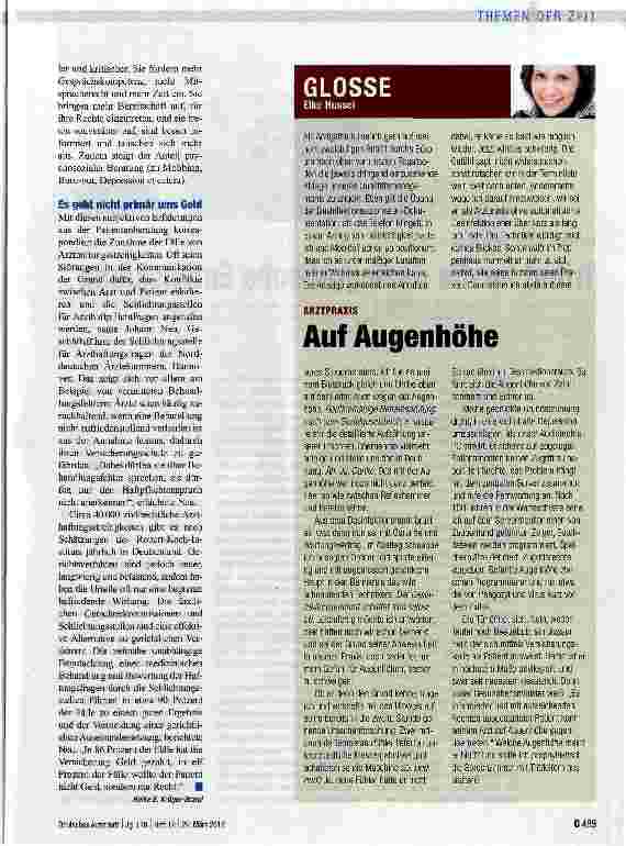 Vorschauseite 2: Patienten werden selbstbewusster