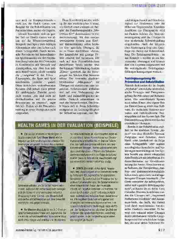 Vorschauseite 2: Spiel dich gesund