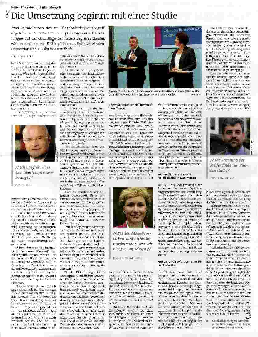 Vorschauseite 1: Die Umsetzung beginnt mit einer Studie