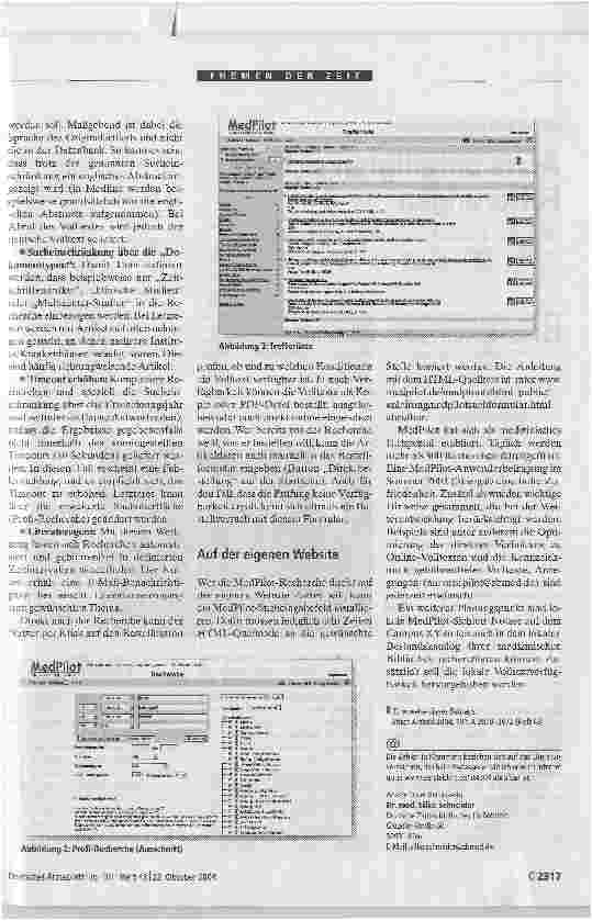 Vorschauseite 3: Virtuelle Fachbibliothek MedizinEffiziente medizinische Recherche
