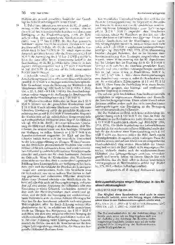 Vorschauseite 4: Wiederverwendbare Hilfsmittel - Anwendbarkeit kartellrechtlicher Vorschriften BGH, Urteil v. 24.6.2003